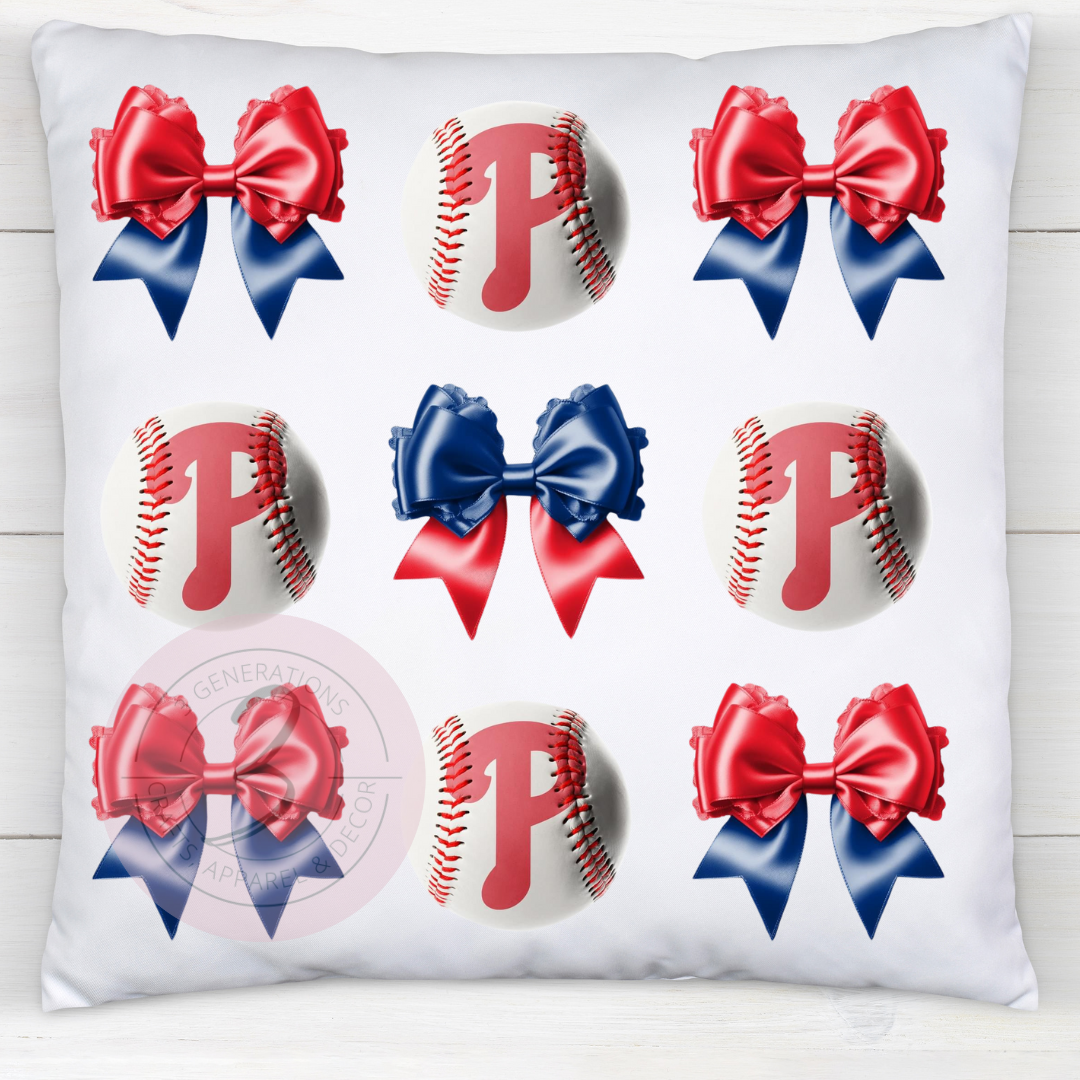 Phillies Coquette 14 by 14 inch pillow