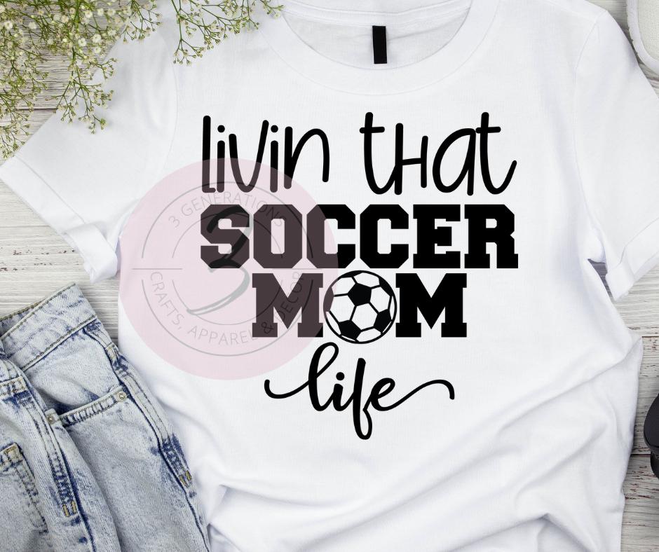 Livin' that Soccer mom life Graphic Tee