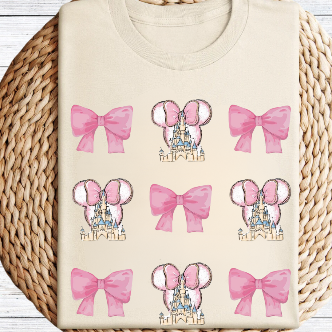 Disney Coquette Castle Graphic Tee