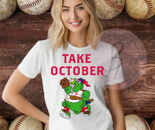 Take October Phanatic catching ball Graphic Tee