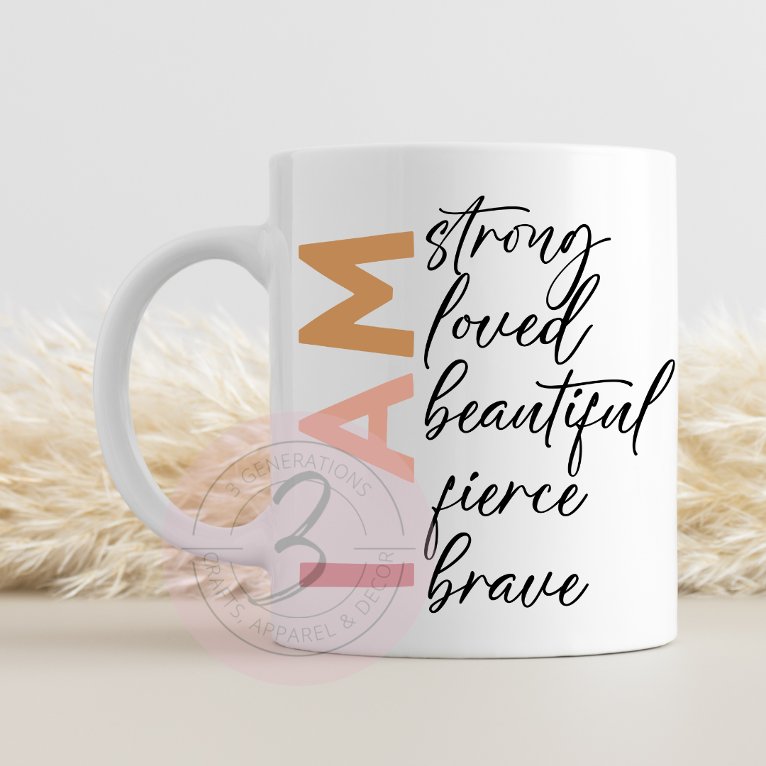 15 oz I am Strong Mug