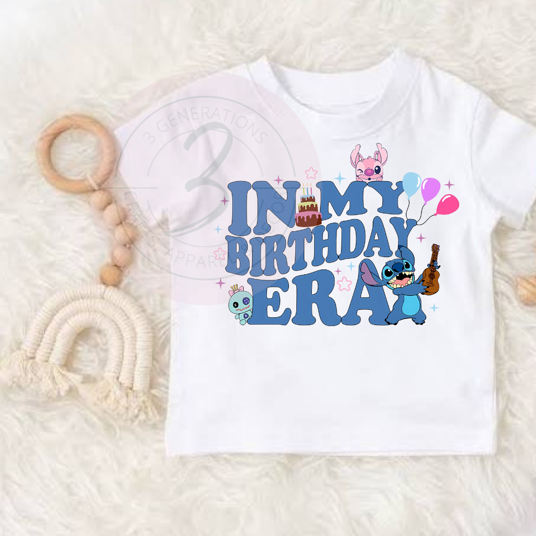 In my birthday Era stitch Graphic Tee