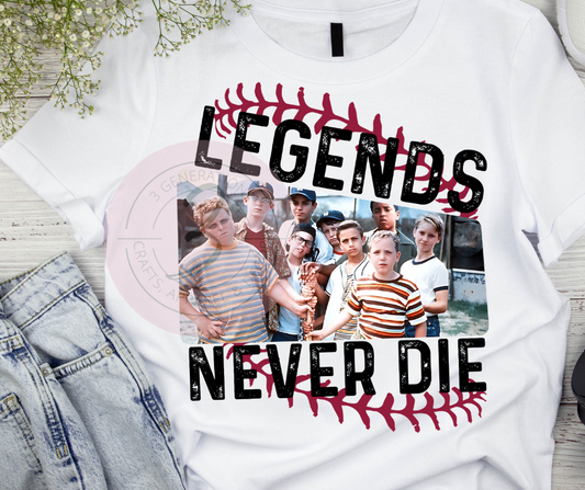Legends Never Die Sandlot Graphic Tee