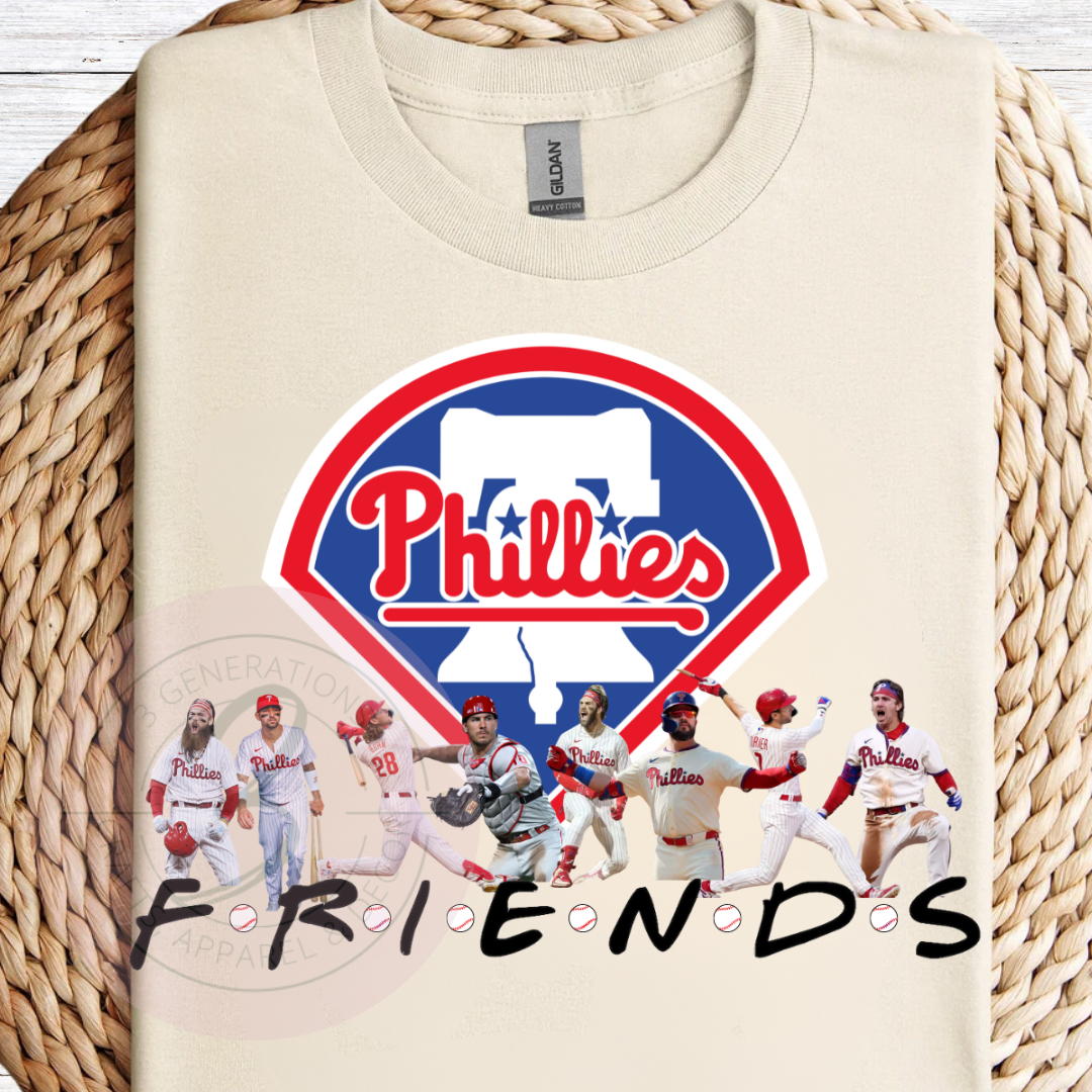 Phillies Friends Graphic Tee