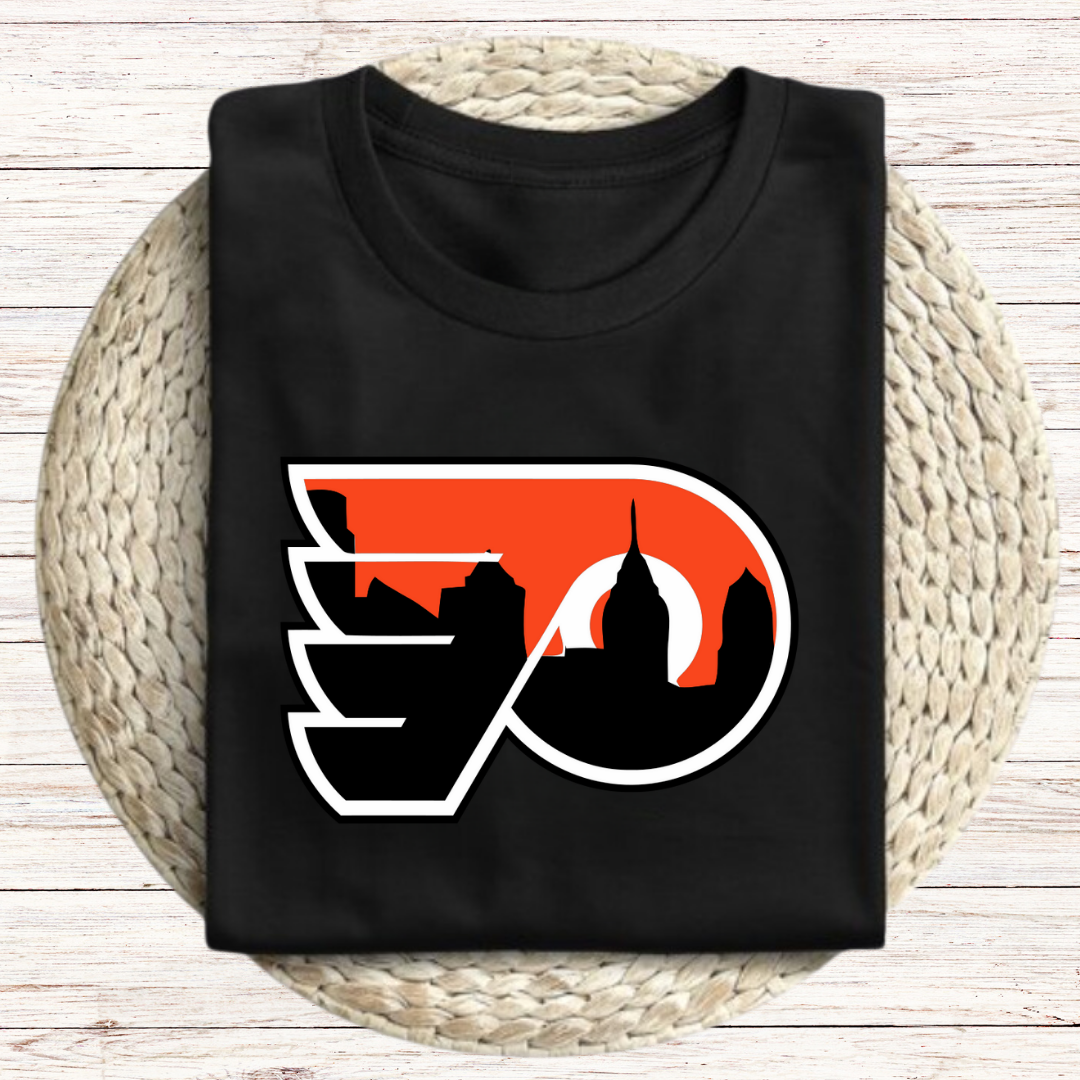 Flyers Skyline Logo Graphic Tee