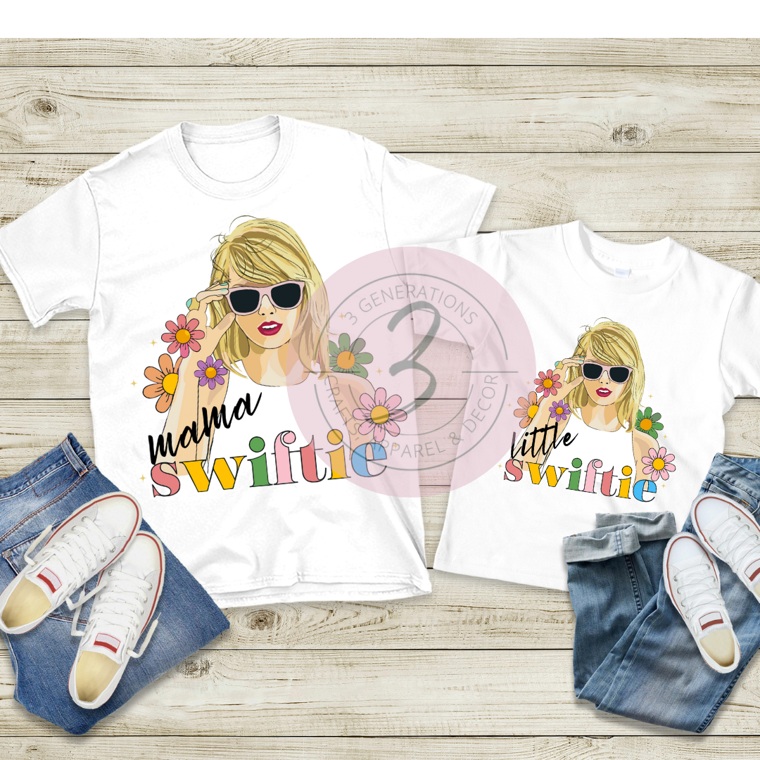 Mama and Little Swiftie Graphic Tee(multiple styles)