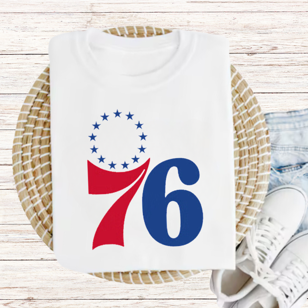 76 Circle Stars Graphic Tee