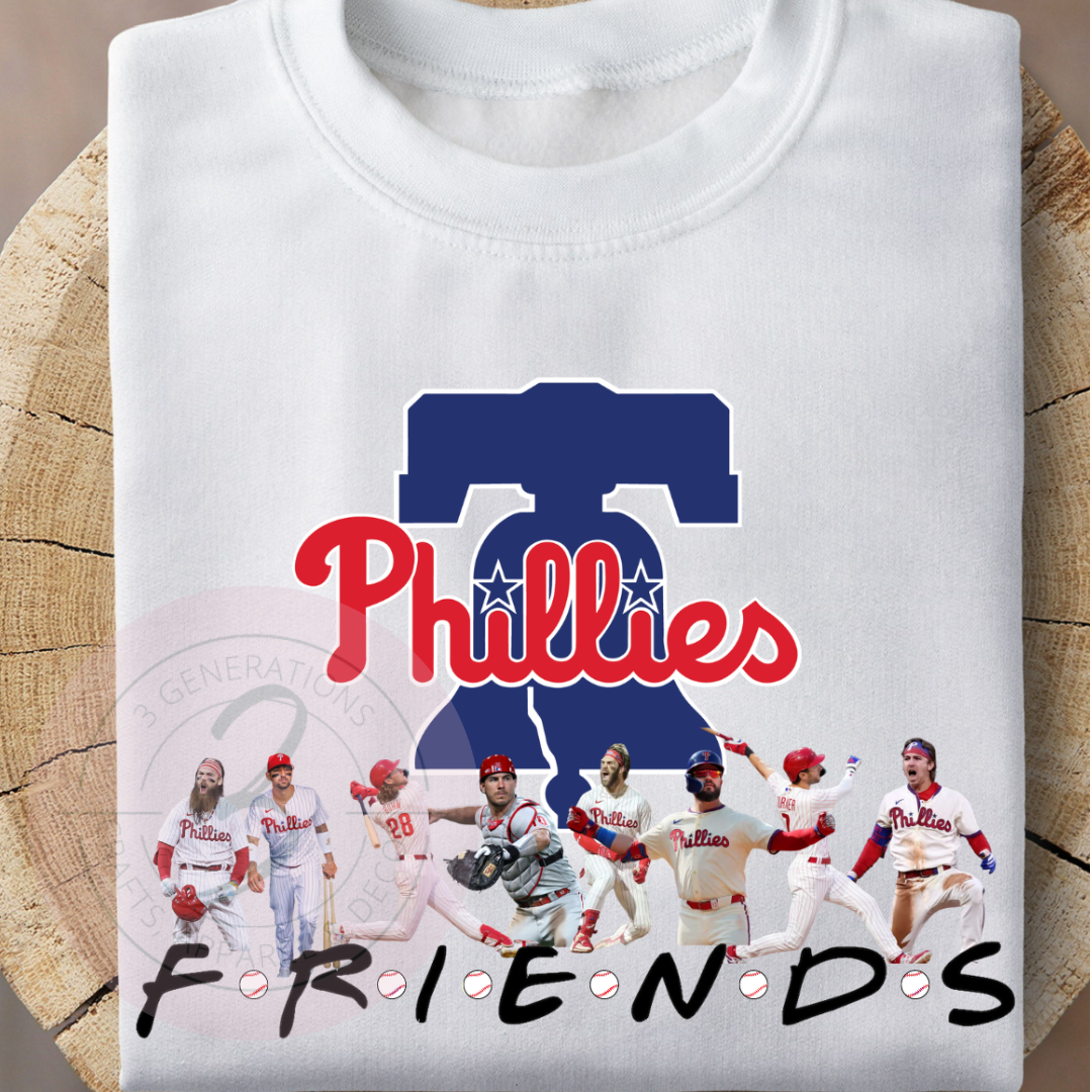 Phillies Friends Graphic Tee
