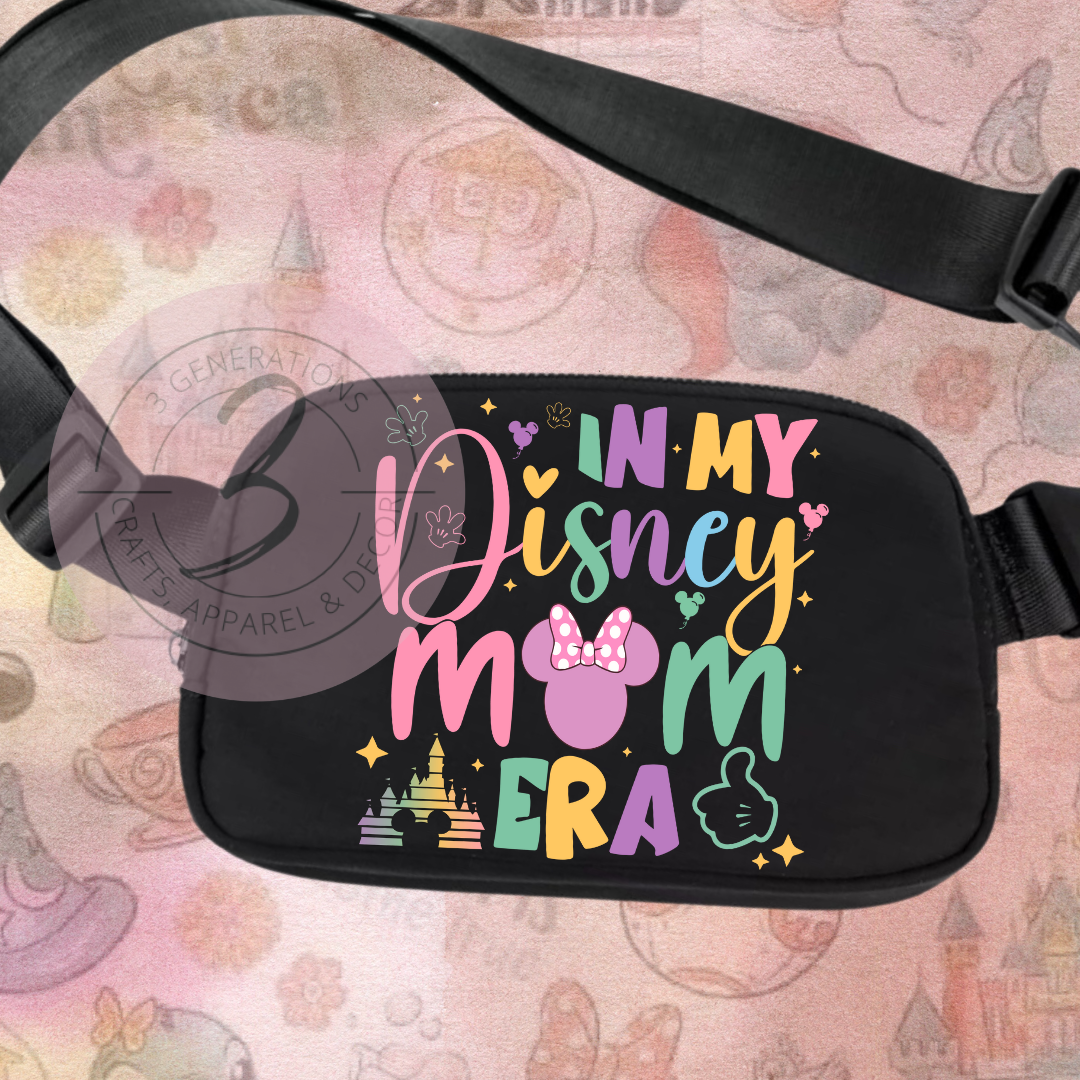 In My Disney Mom Era Adjustable Belt Bag