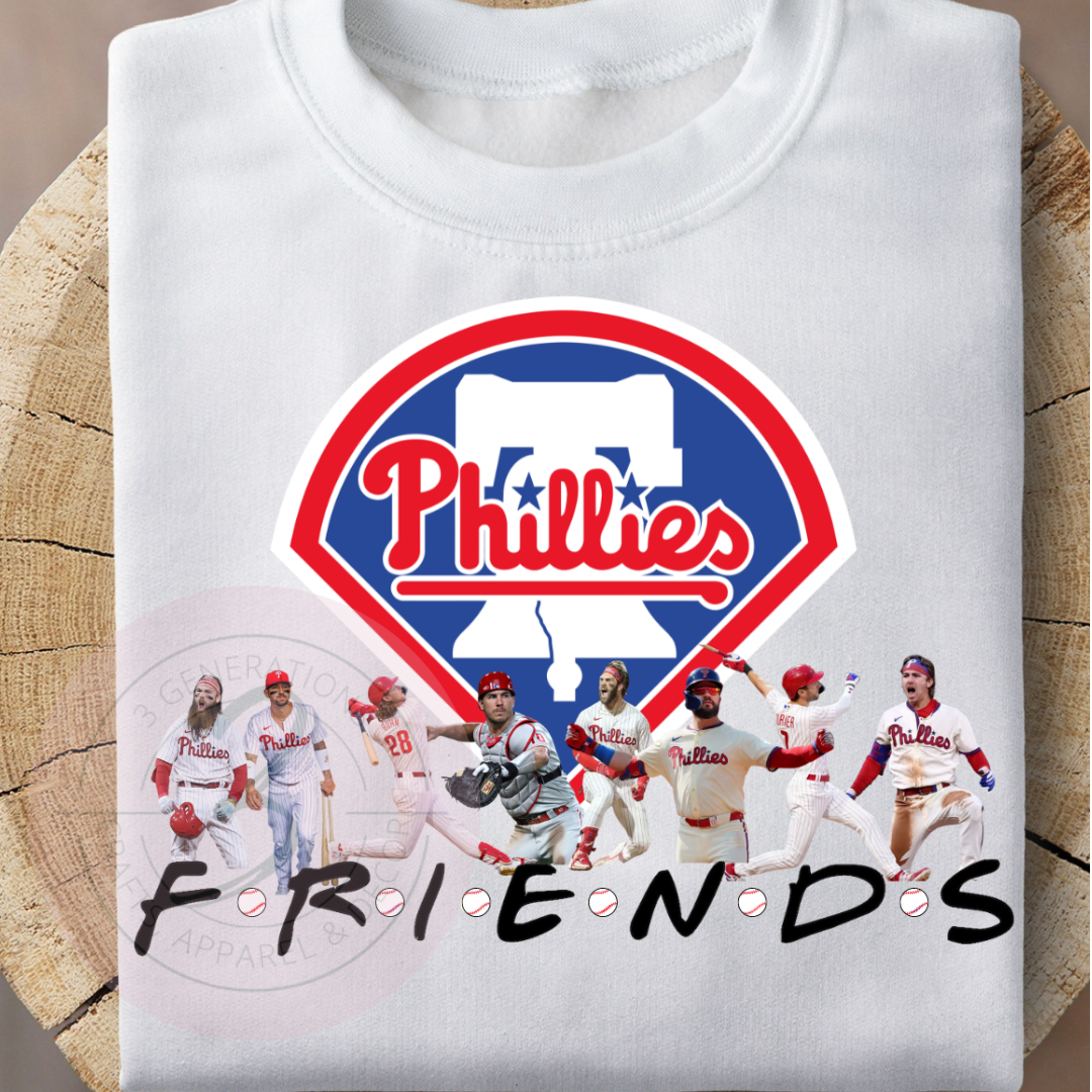 Phillies Friends Graphic Tee
