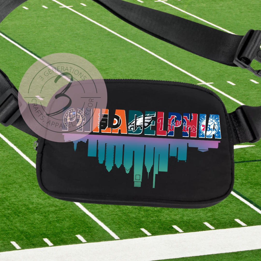 Philly Team Skyline Adjustable Belt Bag