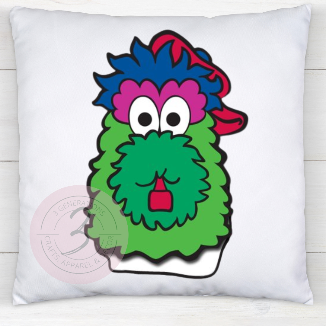 Phanatic Head 14 by 14 inch pillow