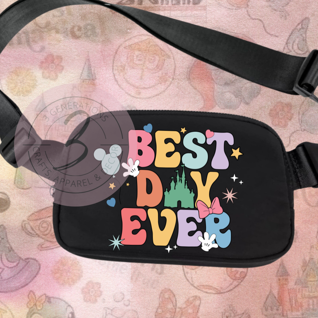 Best Day Ever Adjustable Belt Bag