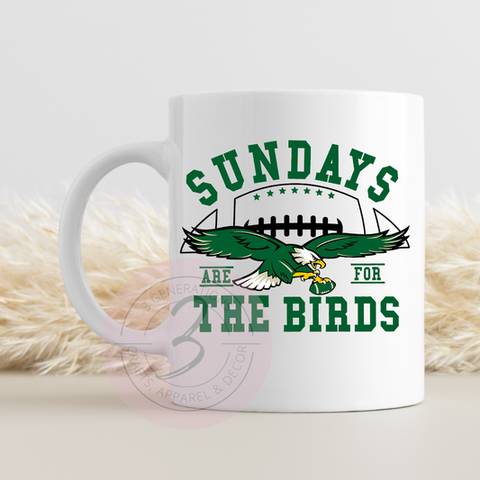 15 oz Sundays are for the Birds Mug