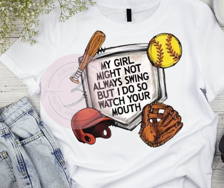 My Girl/Boy Might not always Swing Graphic Tee