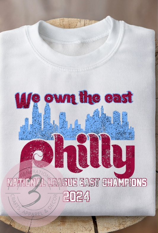 We Own the East NL East Champs Skyline Graphic Tee