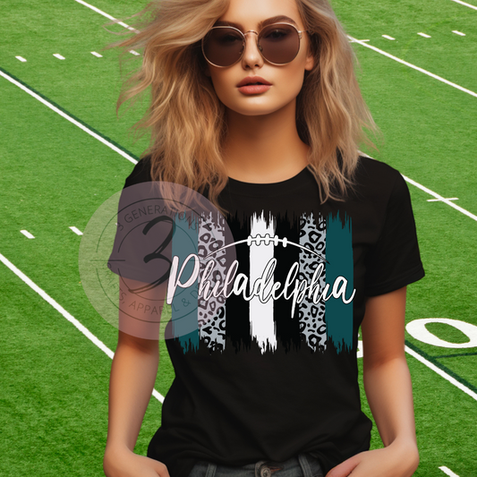 Eagles Leopard Graphic Tee