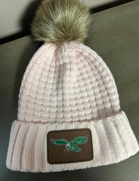 Vintage Eagle Pink Beanie