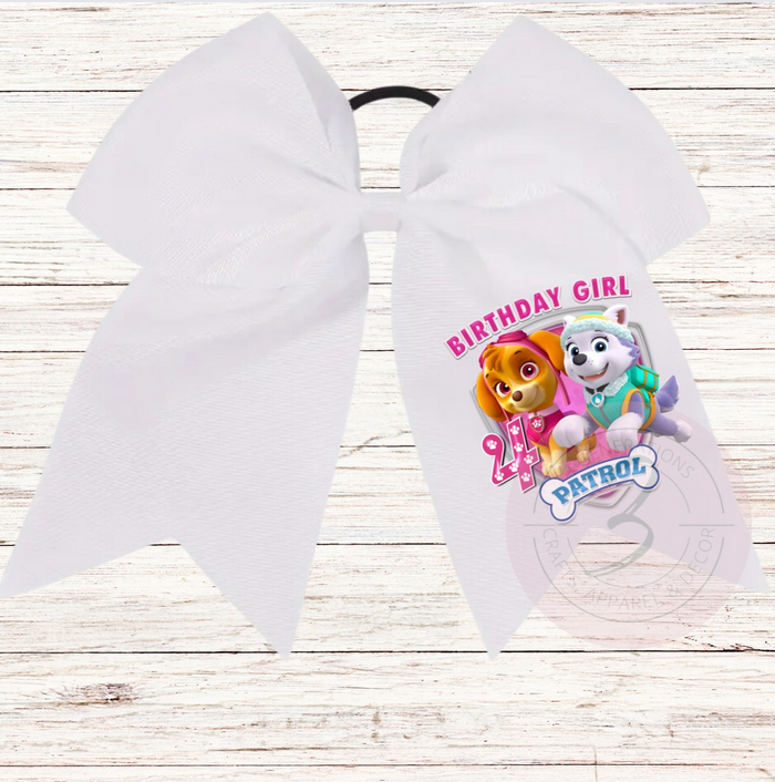 Paw Patrol Ponytail Bow