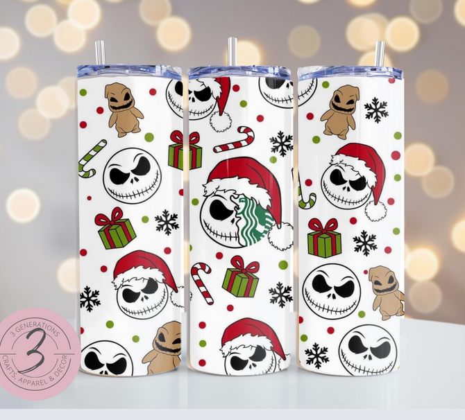 Nightmare before Christmas Tumbler