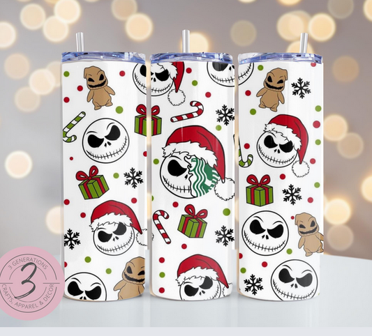 Nightmare before Christmas Tumbler