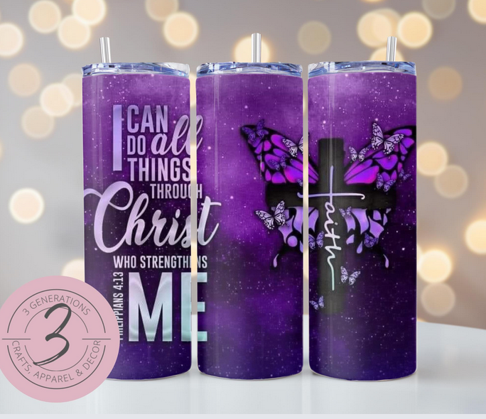I can do all things through Christ Tumbler