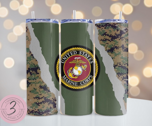Military seals Tumbler (mulitple designs)