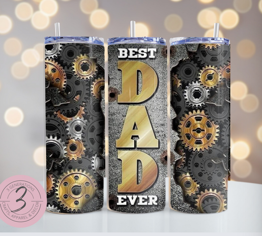 Best Dad Ever Tumbler