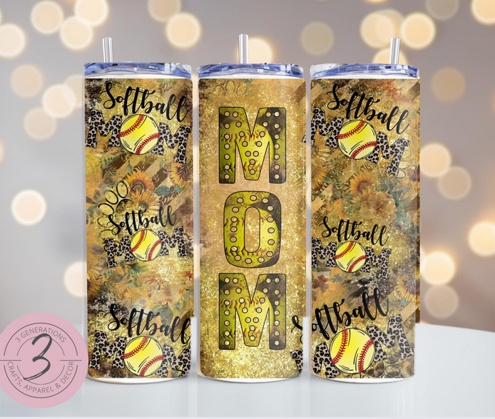 Softball Mom Tumbler