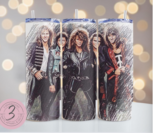 Bon Jovi Tumbler