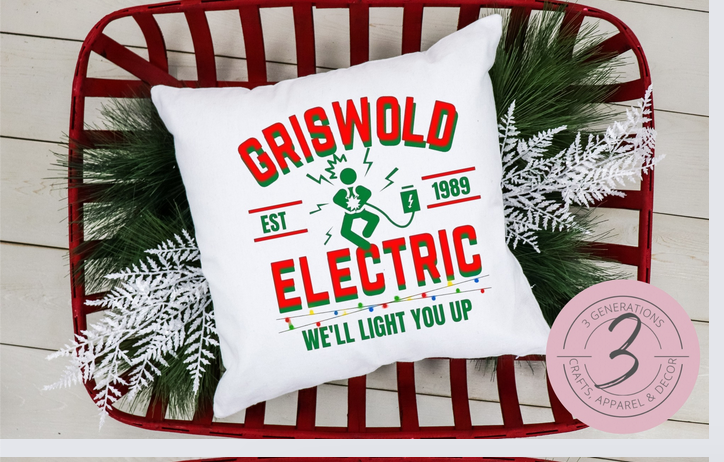 Griswold Electric 14 by 14 inch pillow