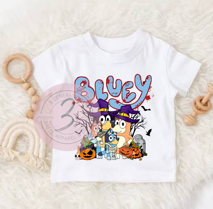Halloween Bluey Graphic Tee