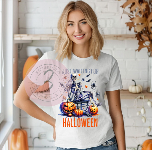 Just Waiting on Halloween Graphic Tee