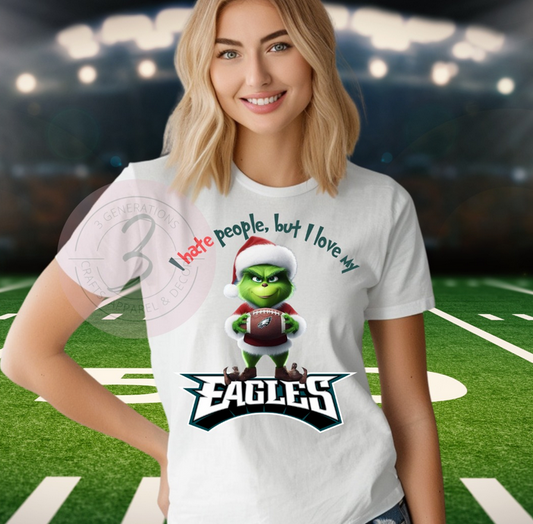 Eagles Grinch Graphic Tees (Multiple styles)
