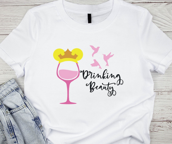 Disney Princesse Drinks Graphic Tee (Multiple Designs)
