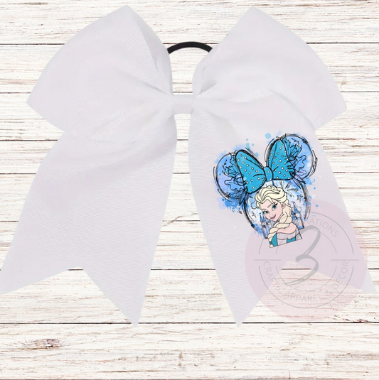 Elsa Ponytail Bow