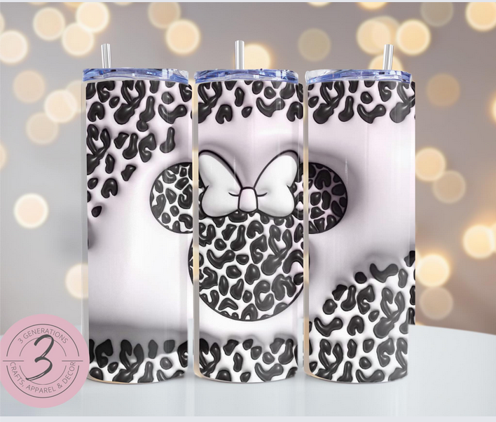 Leopard Minnie Tumbler