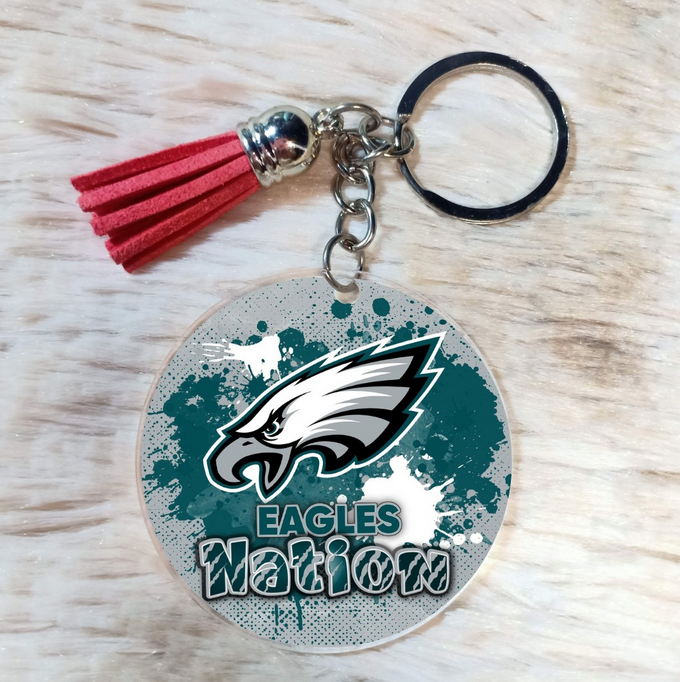 Eagles Nation 2" keychain