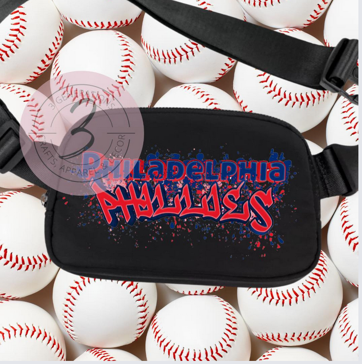 Phillies Graffiti Adjustable Belt Bag