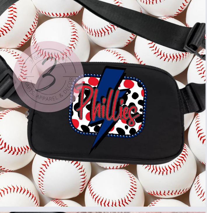 Phillies Lightning Adjustable Belt Bag