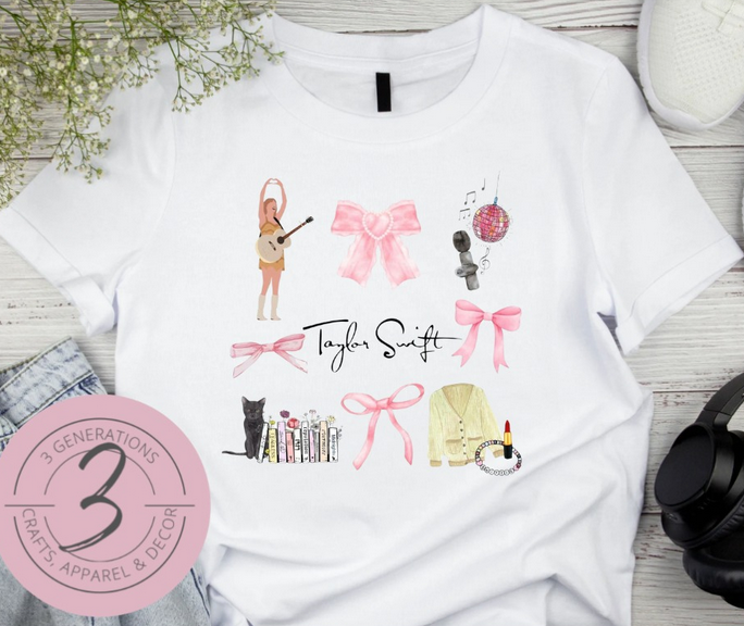 Taylor coquette Graphic Tee(multiple styles)