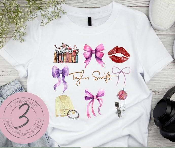 Taylor coquette Graphic Tee(multiple styles)