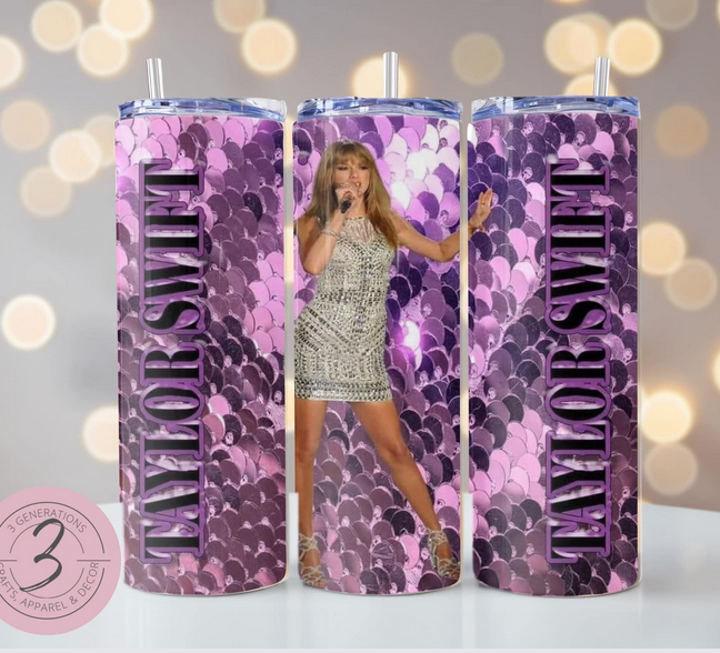 Purple Taylor Tumbler