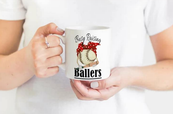 15 oz Busy Raising Ballers Mug
