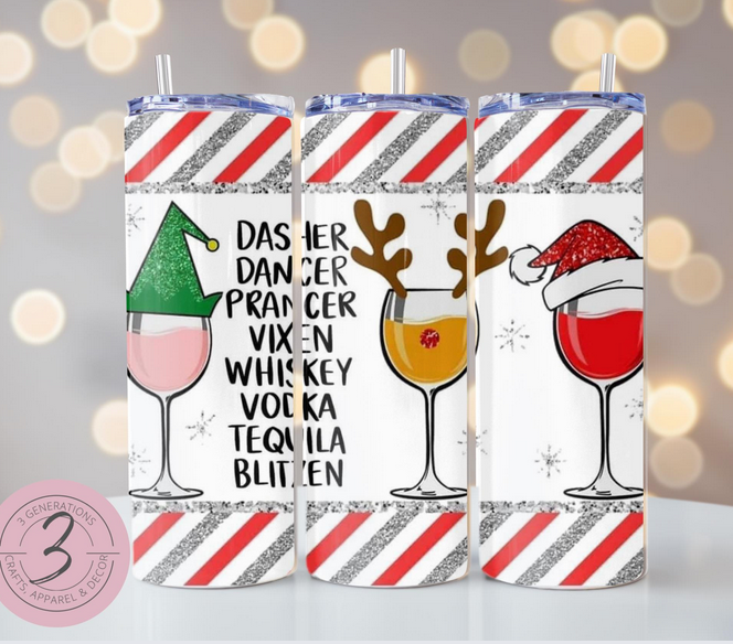 Reindeer drinks Tumbler