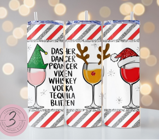 Reindeer drinks Tumbler