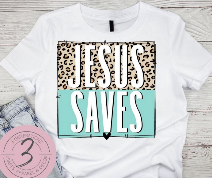 Jesus Saves Graphic Tee