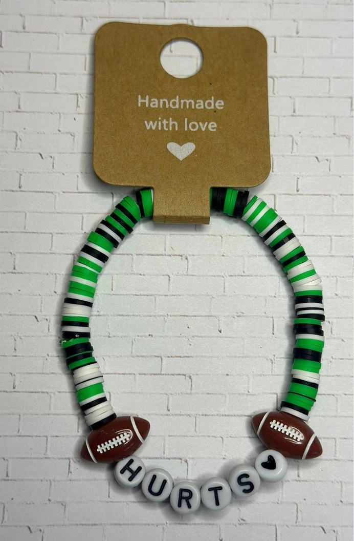 Hurts Clay Bead Bracelet