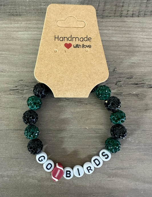 Go Birds Disco Beads Bracelet