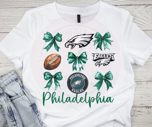 Eagles Coquette Graphic Tee